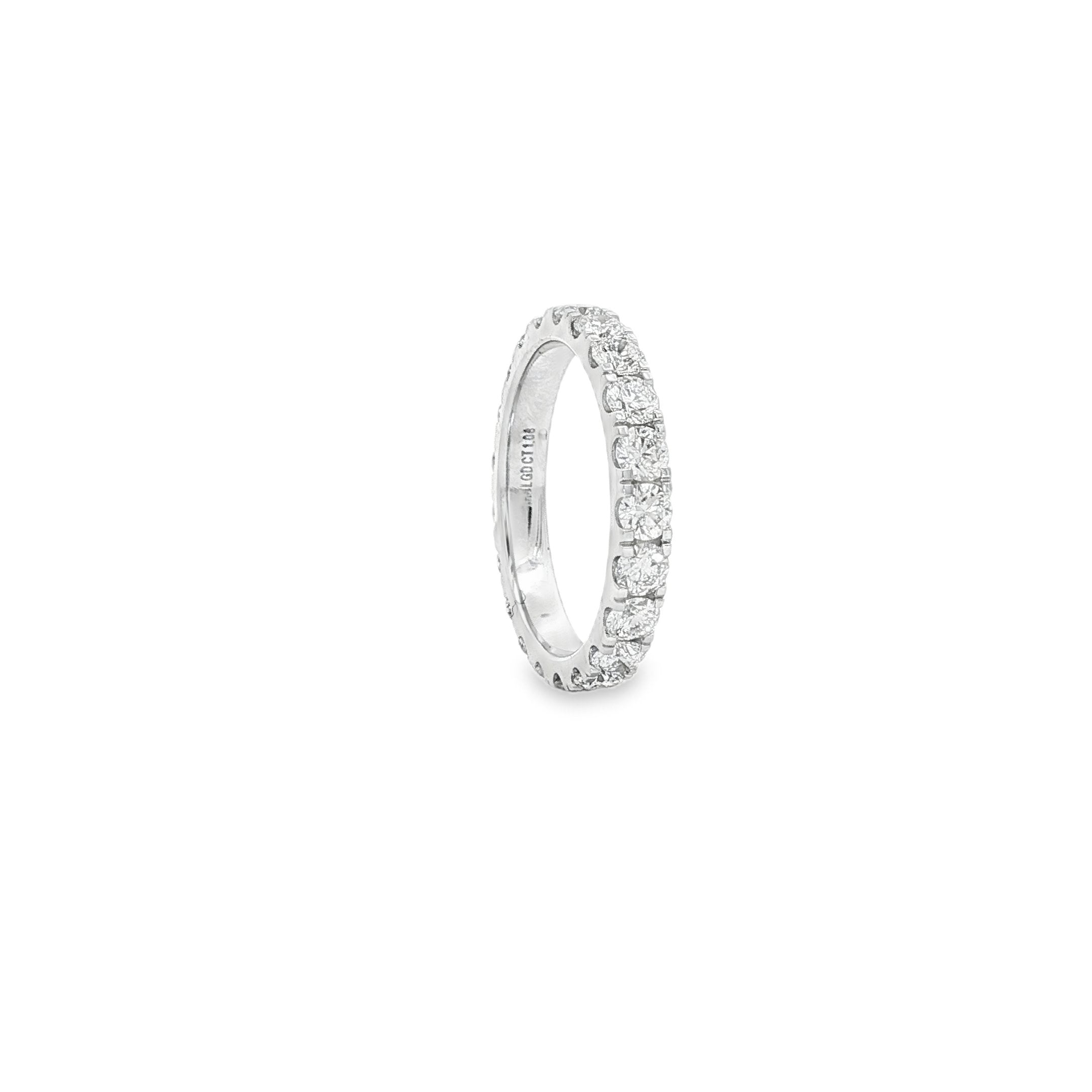 18kt White Gold Lab Diamond Eternity Band