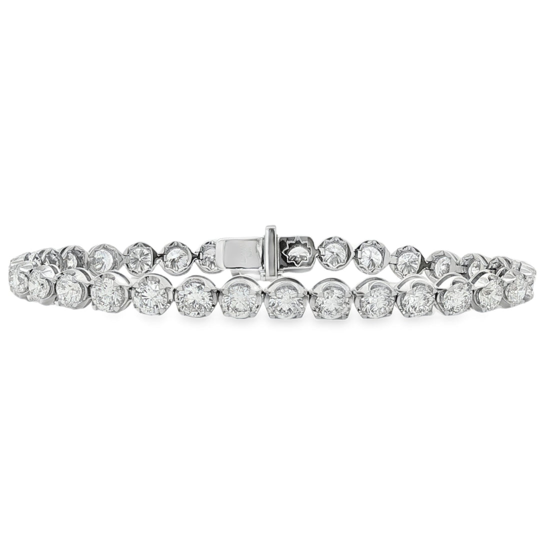 14kt White Gold Lab Diamond Tennis Bracelet