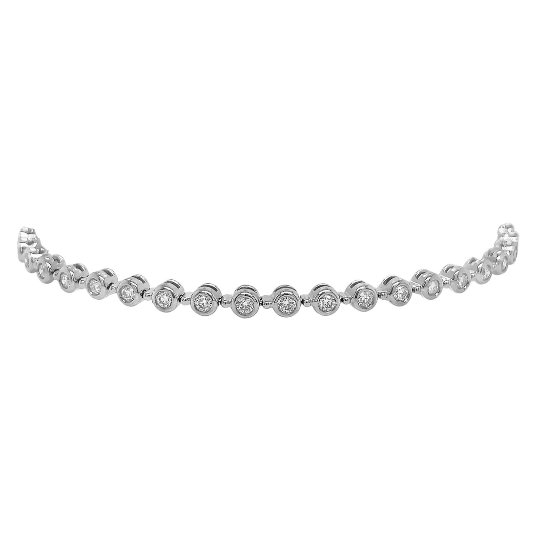 18kt White Gold Diamond Tennis Bracelet