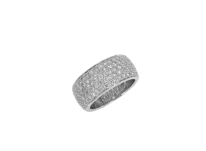 18kt White Gold Diamond Band