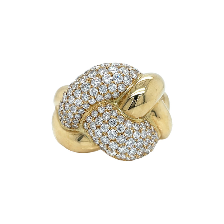 18kt Yellow Gold Diamond Ring