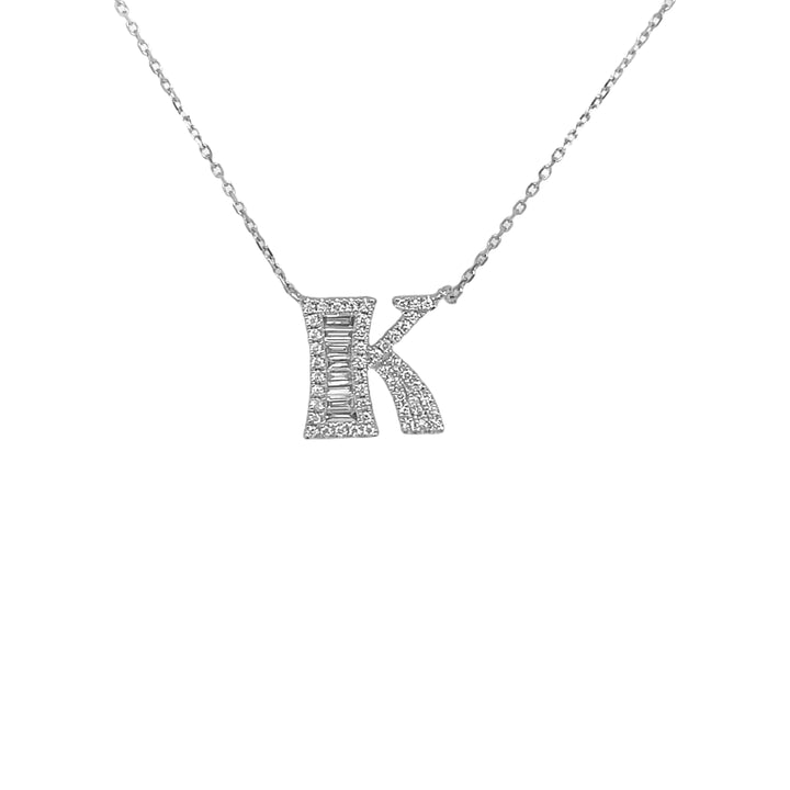 18kt White Gold Diamond Pendant