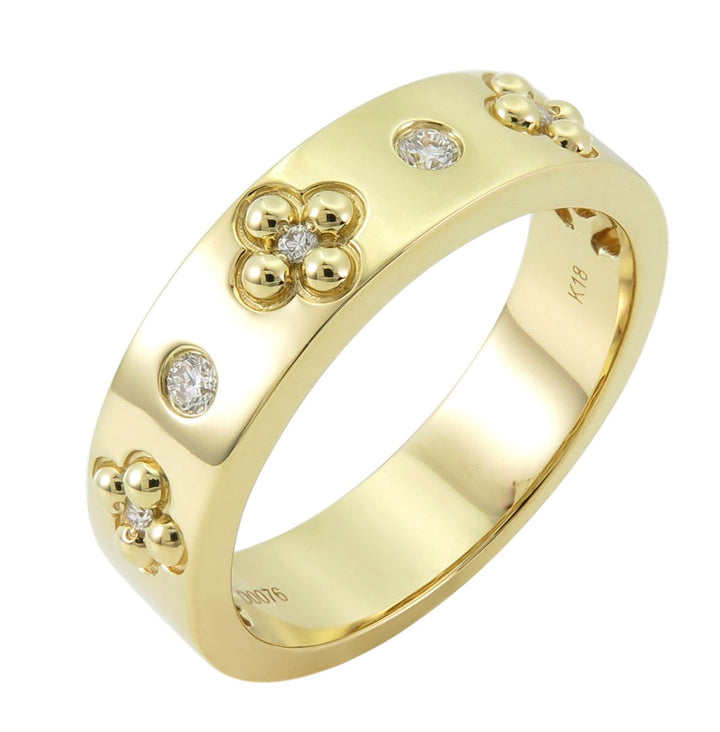 18kt Yellow Gold Diamond Band