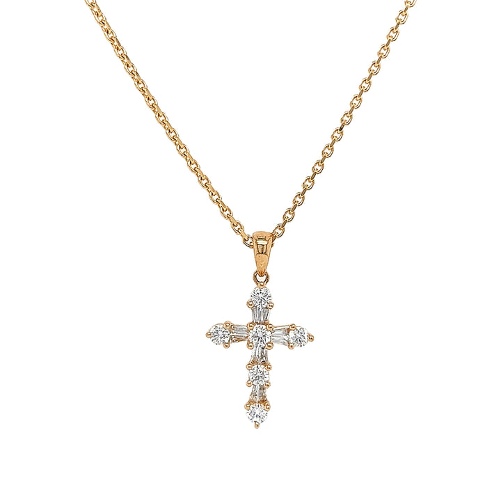 18kt Rose Gold Diamond Pendant