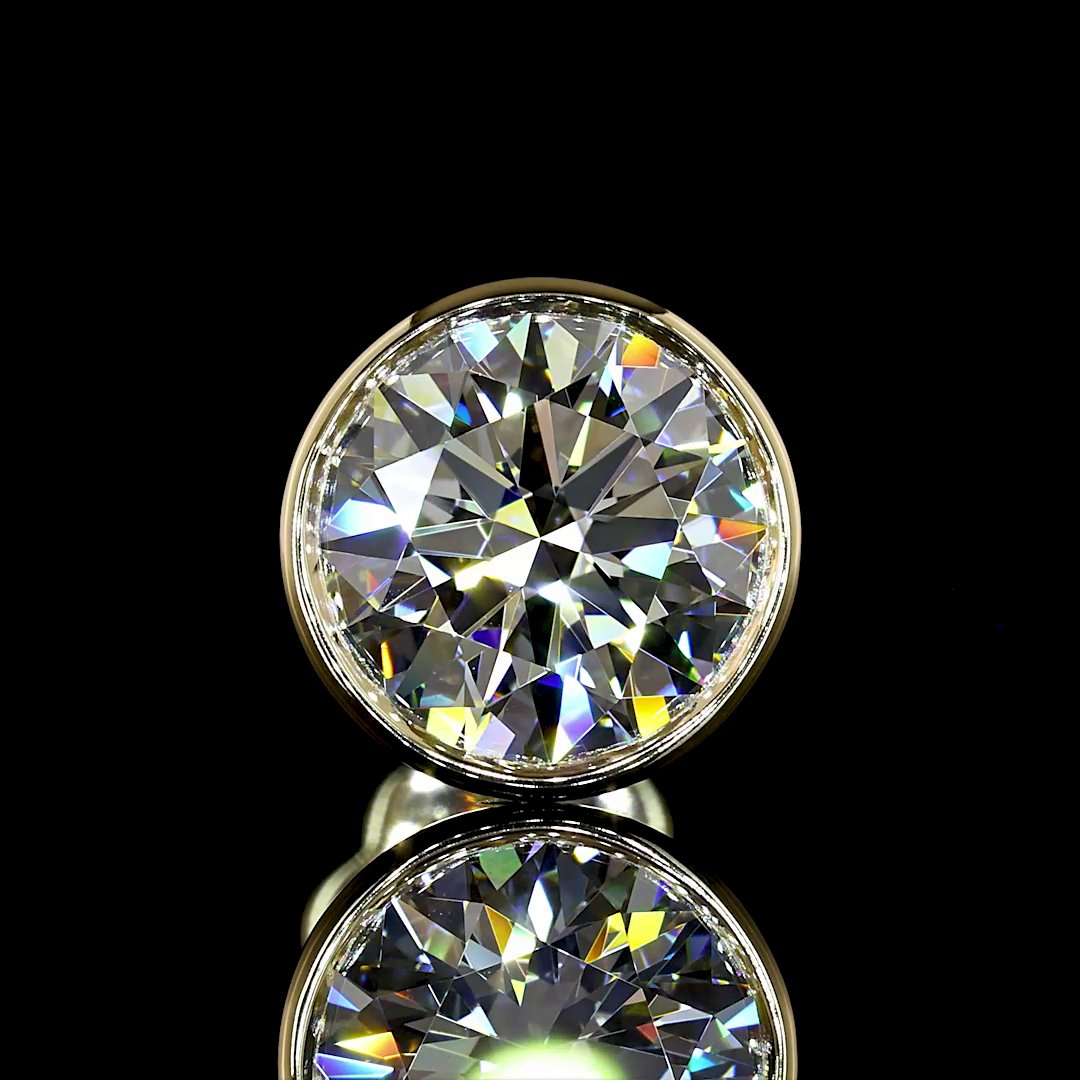 14kt Yellow Gold Lab Diamond Studs