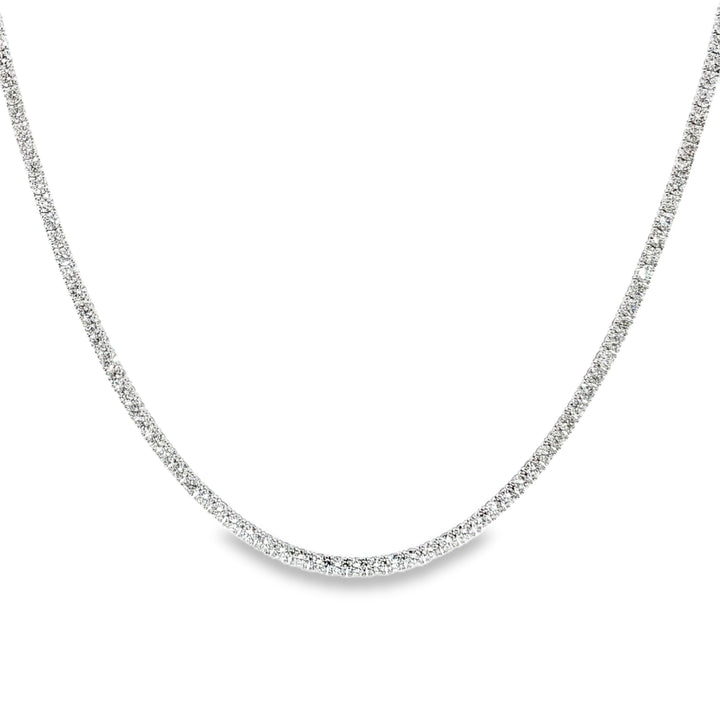 14kt White Gold Lab Diamond Tennis Necklace