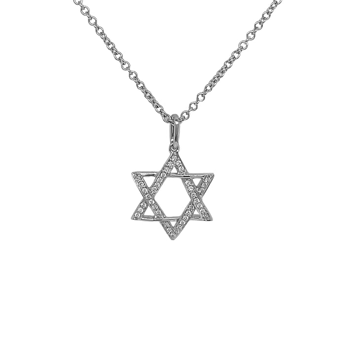 18kt White Gold Diamond Pendant
