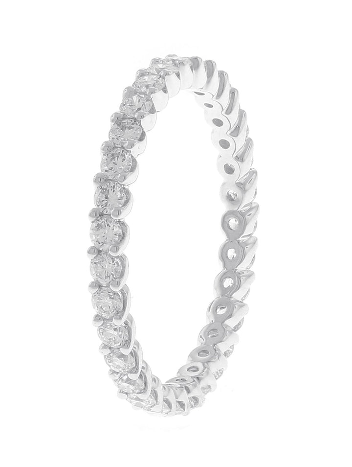 18kt White Gold Diamond Eternity Band