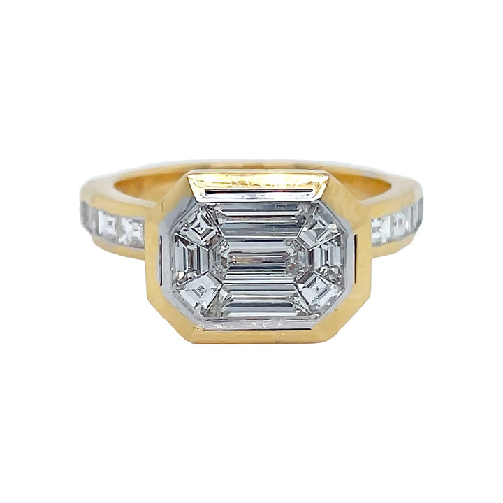 18kt Yellow Gold Diamond Ring