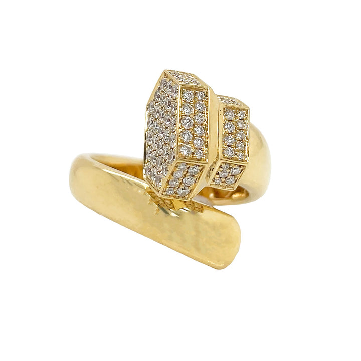 18kt Yellow Gold Diamond Ring