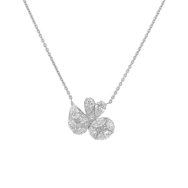 18kt White Gold Diamond Pendant