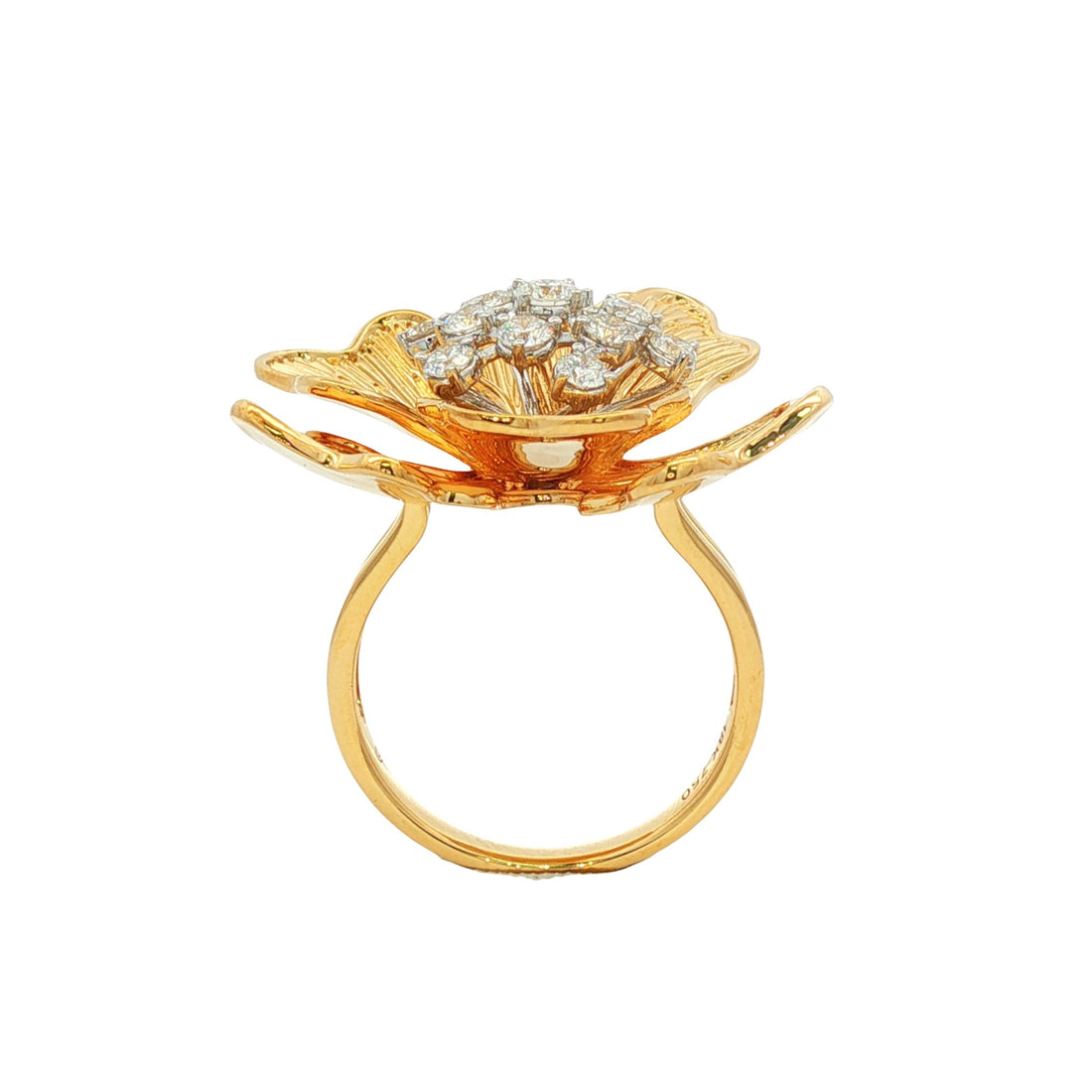 18kt Yellow Gold Diamond Ring