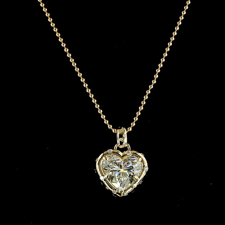 14kt Yellow Gold Lab Diamond Pendant