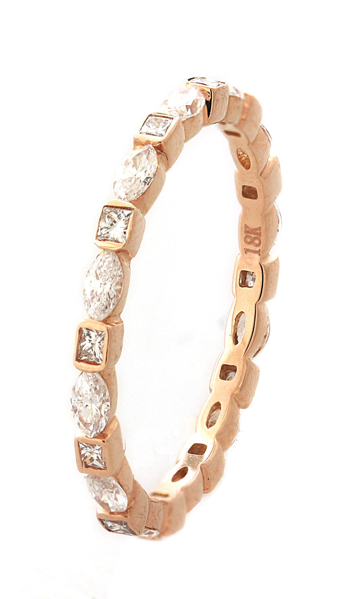18kt Rose Gold Diamond Eternity Band
