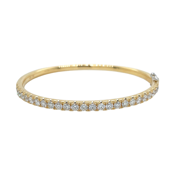 18kt Yellow Gold Diamond Bangle