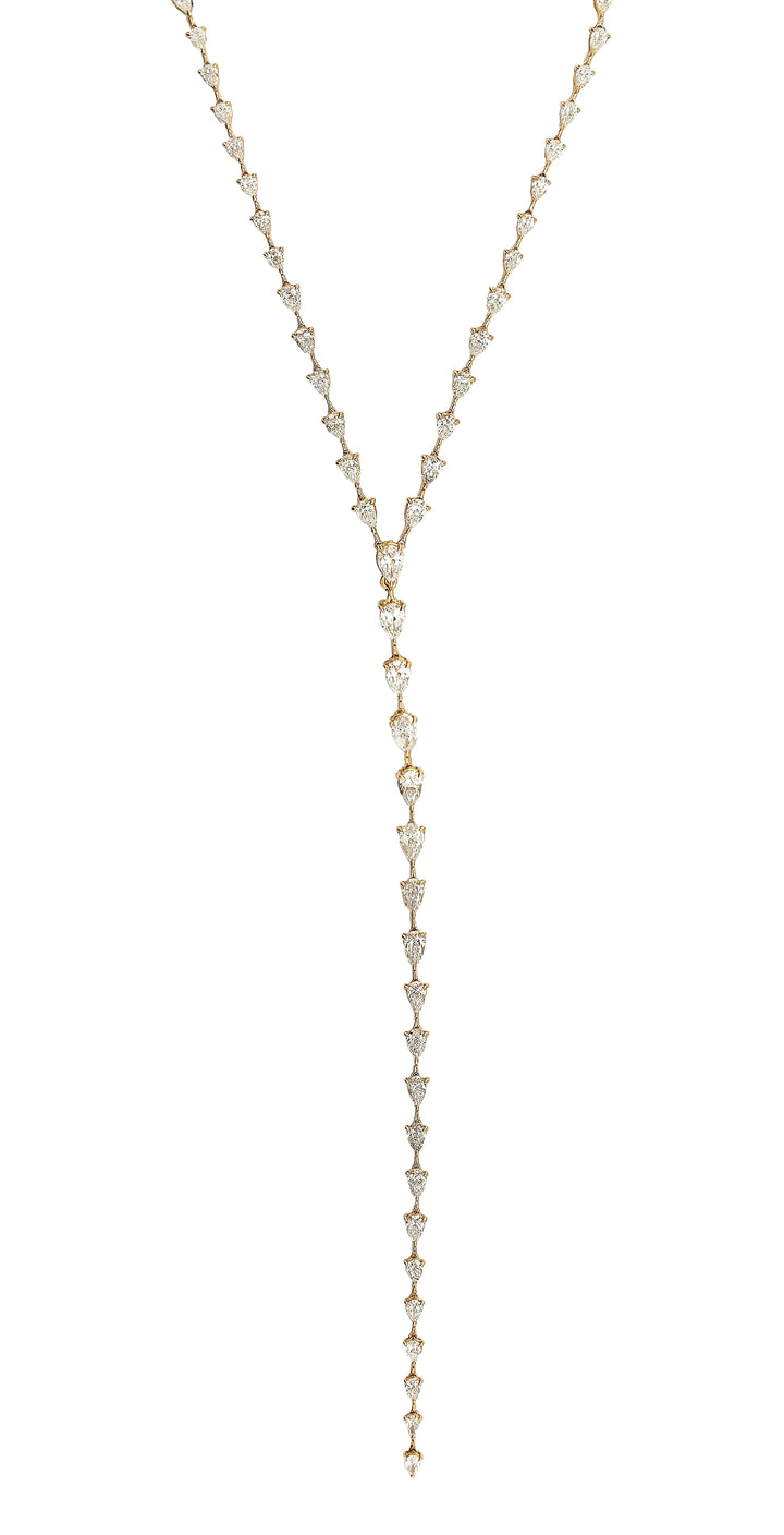 18kt Yellow Gold Diamond Necklace
