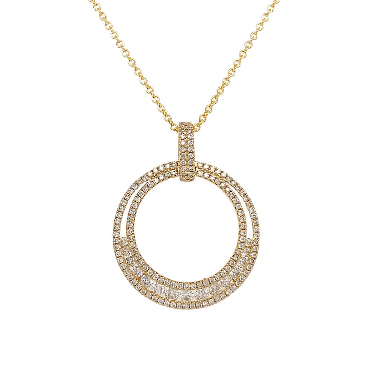 18kt Yellow Gold Diamond Pendant