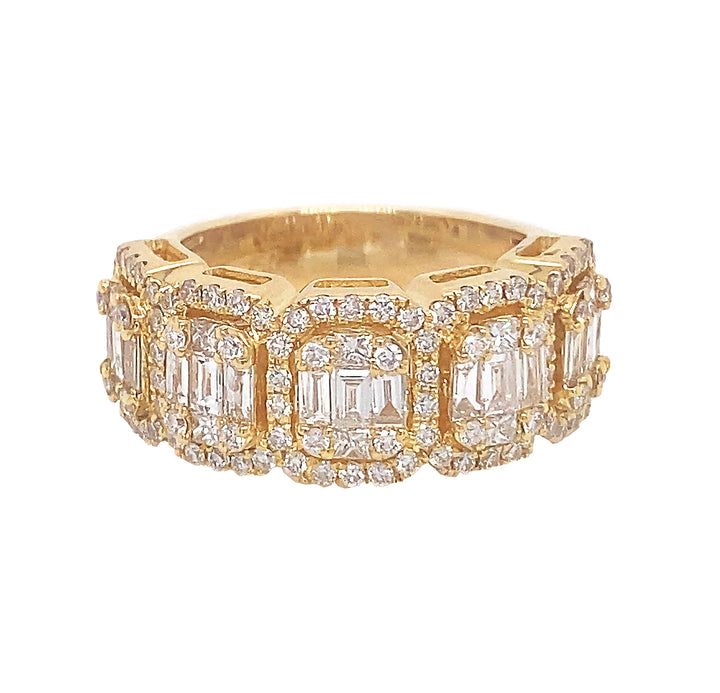18kt Yellow Gold Diamond Ring