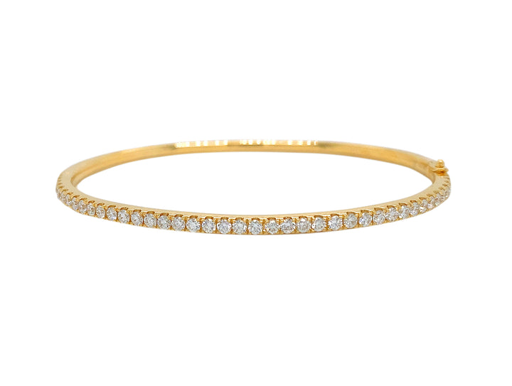 18kt Yellow Gold Diamond Bangle