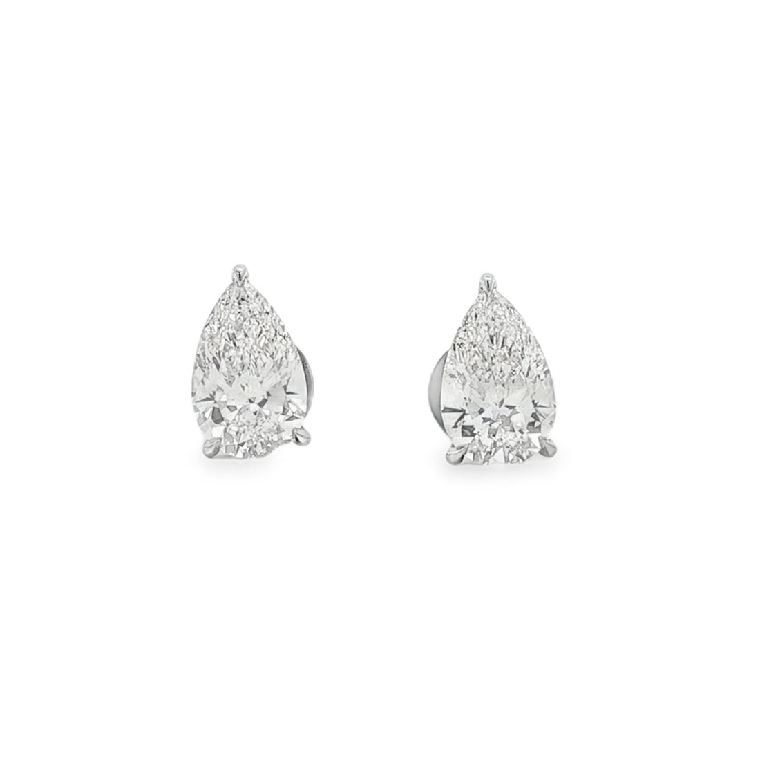 14kt White Gold Lab Diamond Studs