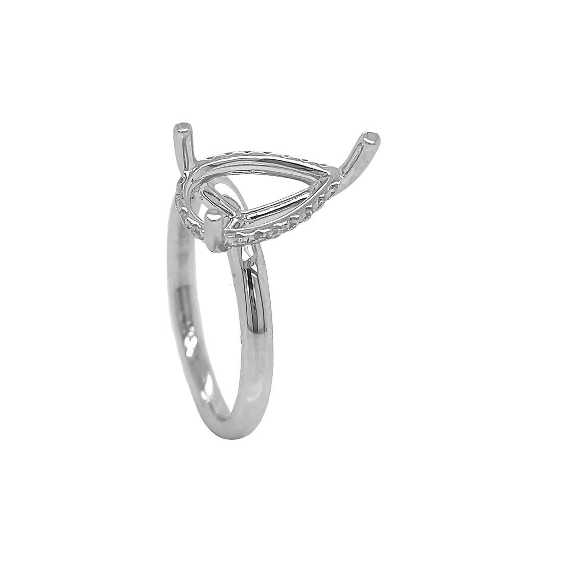 Platinum and Diamond Semi-mount