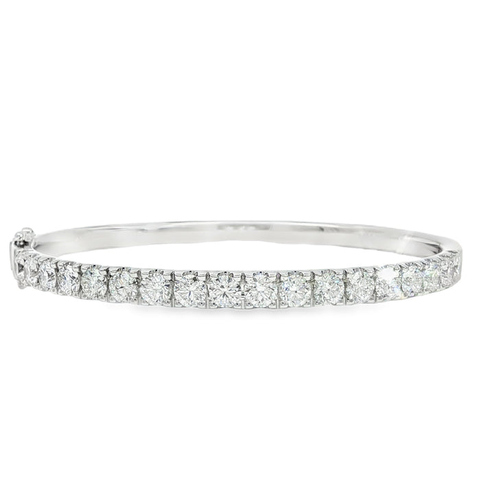 18kt White Gold Diamond Bangle
