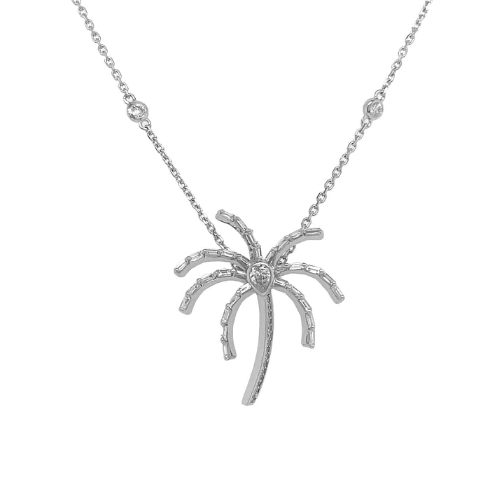 18kt White Gold Diamond Pendant