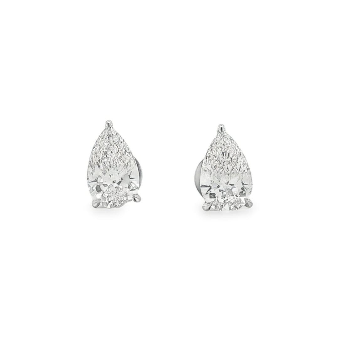 14kt White Gold Lab Diamond Studs