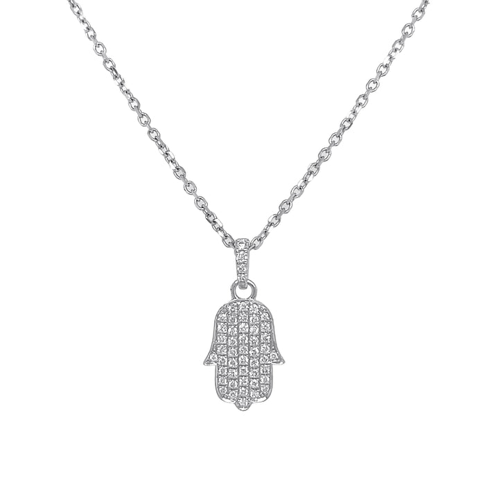 18kt White Gold Diamond Pendant