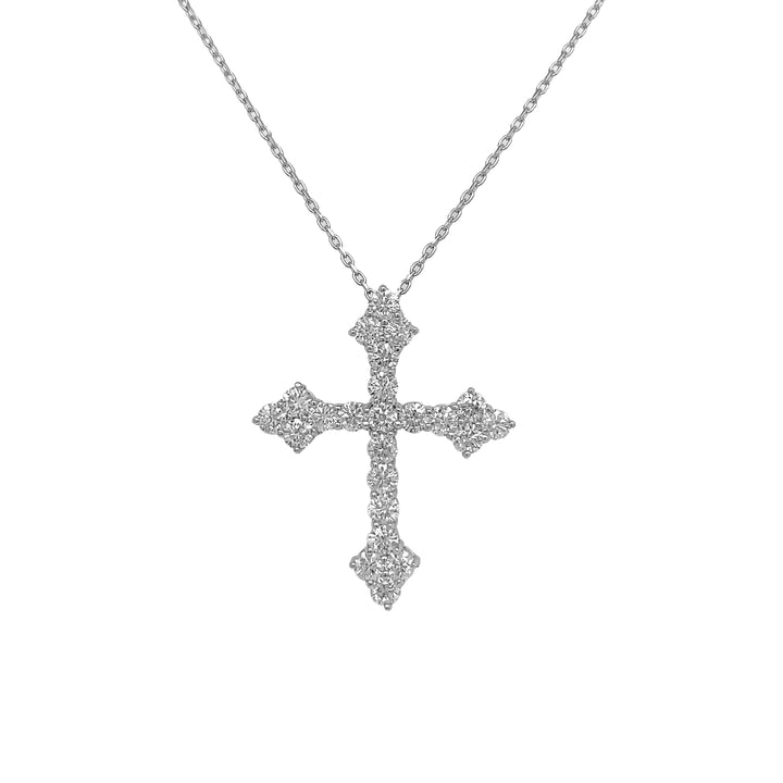 18kt White Gold Diamond Pendant