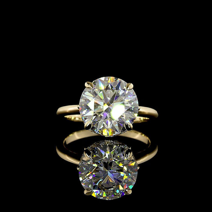14kt Yellow Gold Lab Diamond Ring