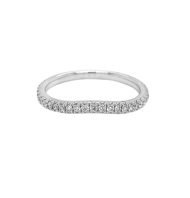 18kt White Gold Diamond Band