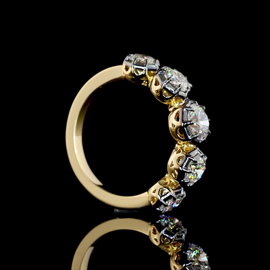 14kt Yellow Gold Lab Diamond Ring