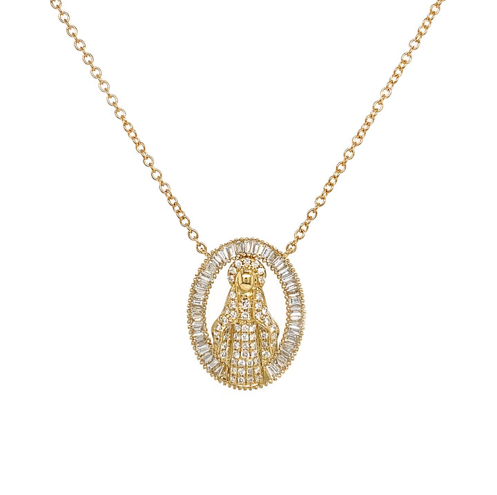 18kt Yellow Gold Diamond Pendant