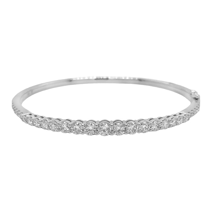 18kt White Gold Diamond Bangle