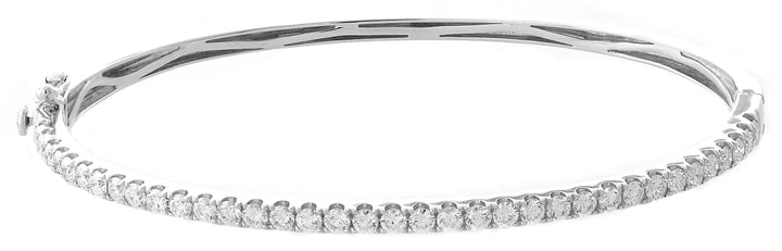18kt White Gold Diamond Bangle