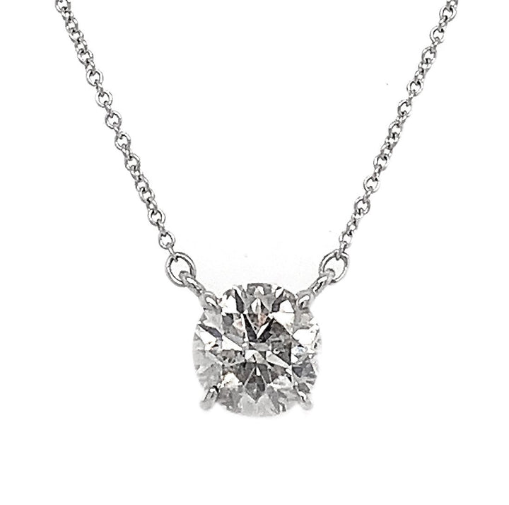 18kt White Gold Diamond Necklace