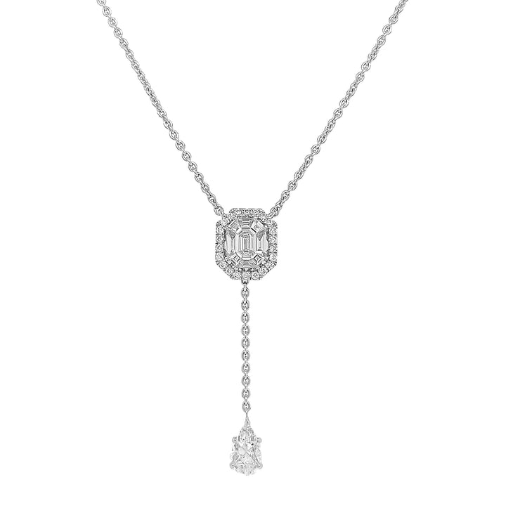 18kt White Gold Diamond Pendant