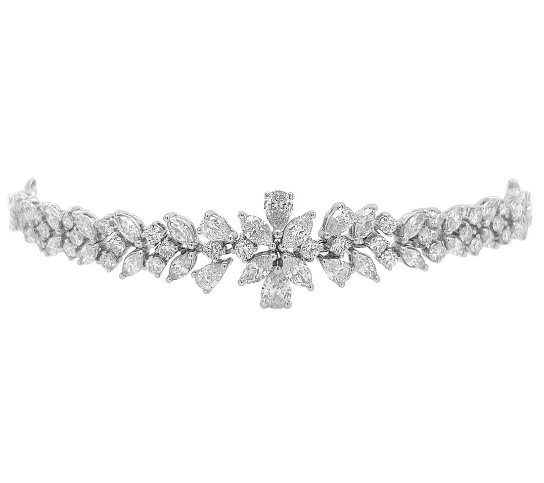 18kt White Gold Diamond Bracelet