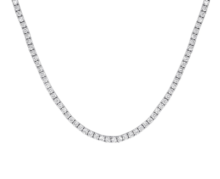 14kt White Gold Diamond Tennis Necklace