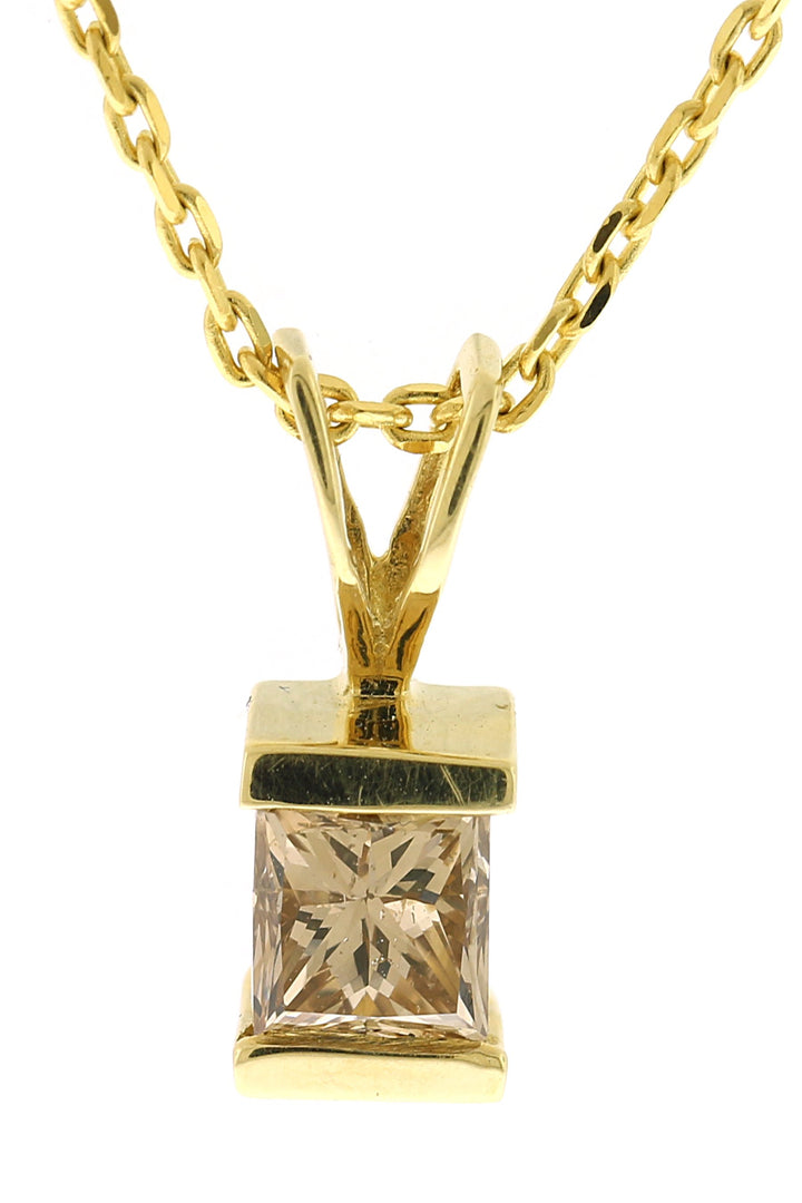 14kt Yellow Gold Diamond Pendant