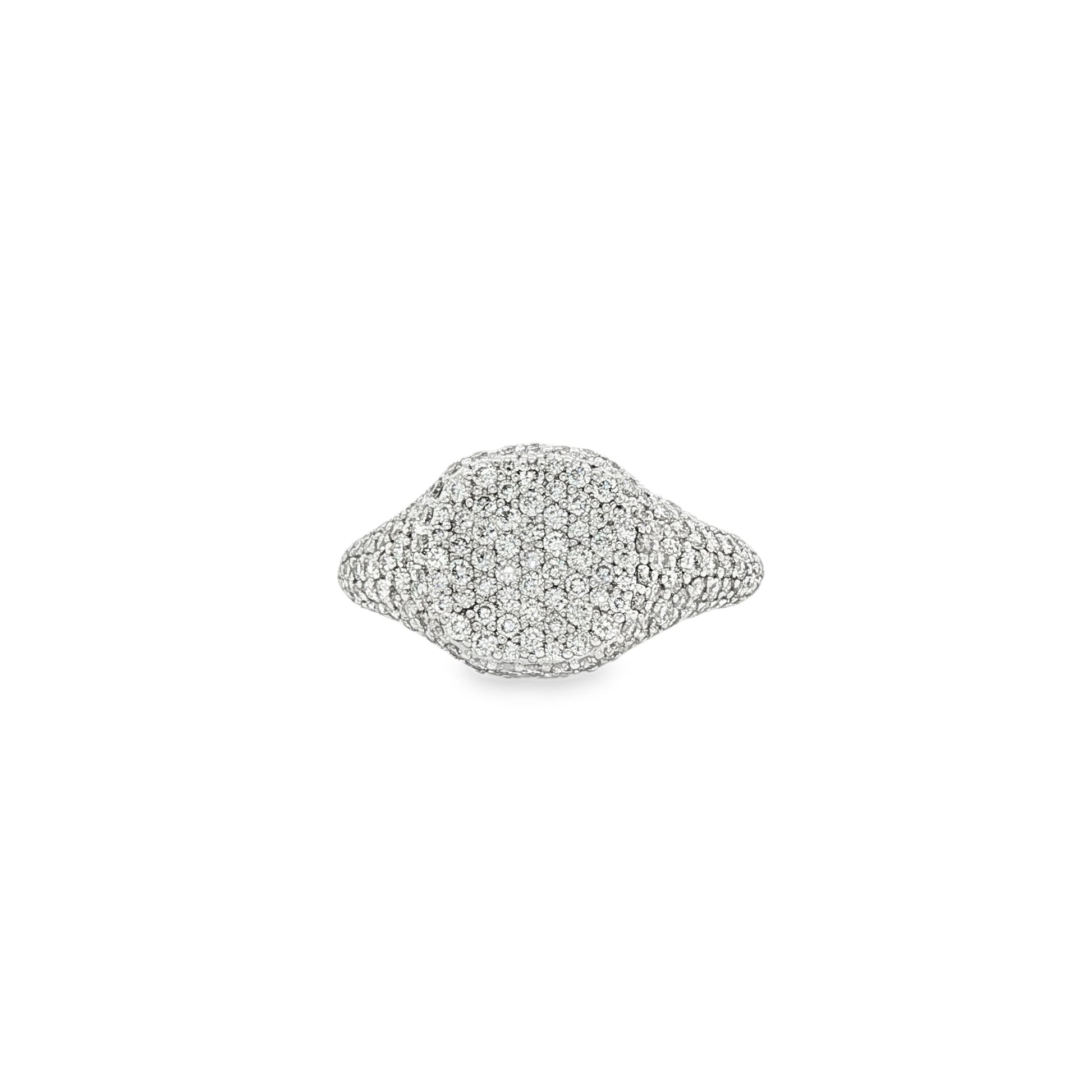 14kt White Gold Lab Diamond Ring