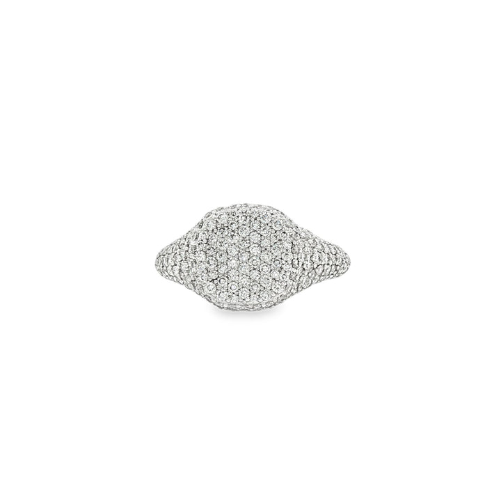 14kt White Gold Lab Diamond Ring