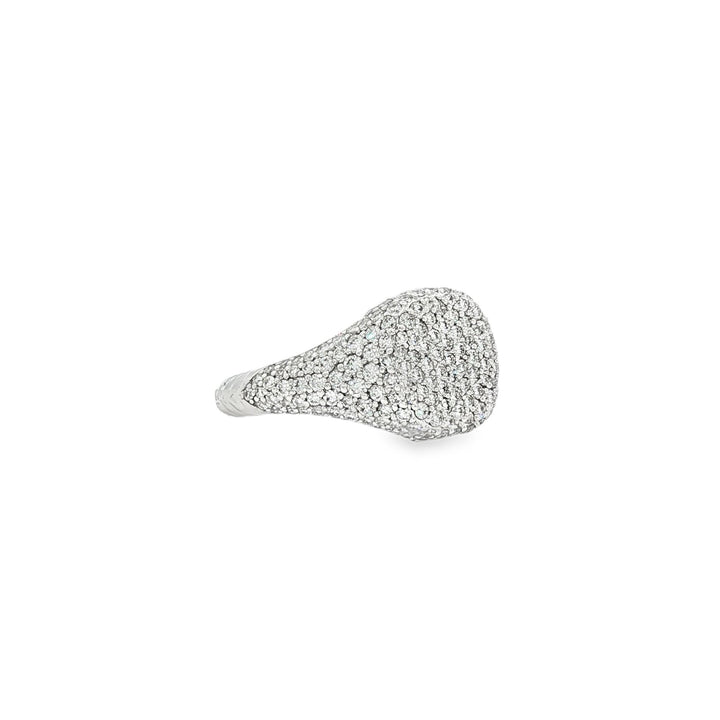 14kt White Gold Lab Diamond Ring
