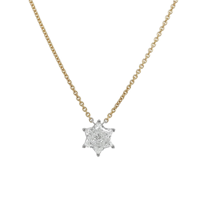 18kt Yellow and White Gold Diamond Pendant