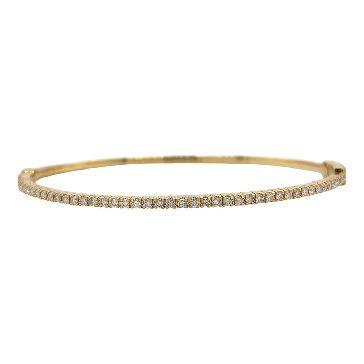 18kt Yellow Gold Dimaond Bangle