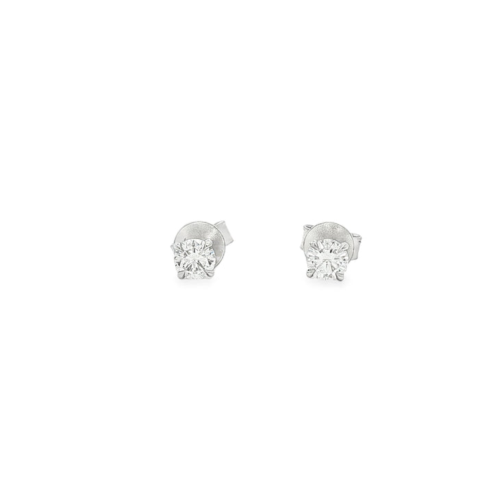 14kt White Gold Lab Diamond Studs