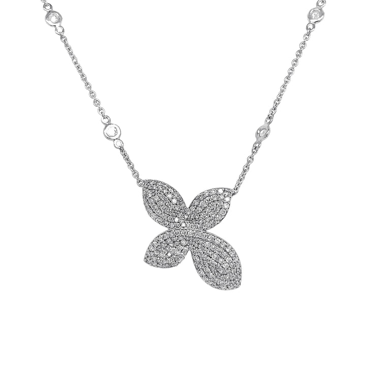 18kt White Gold Diamond Pendant