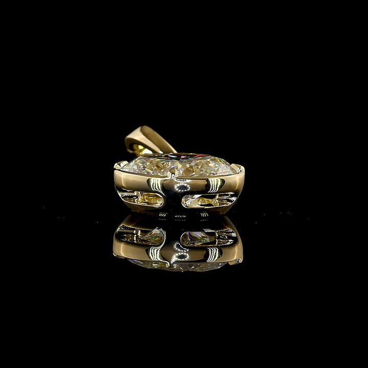 14kt Yellow Gold Lab Diamond Pendant
