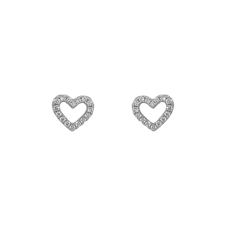 18Kt White Gold Diamond Earrings